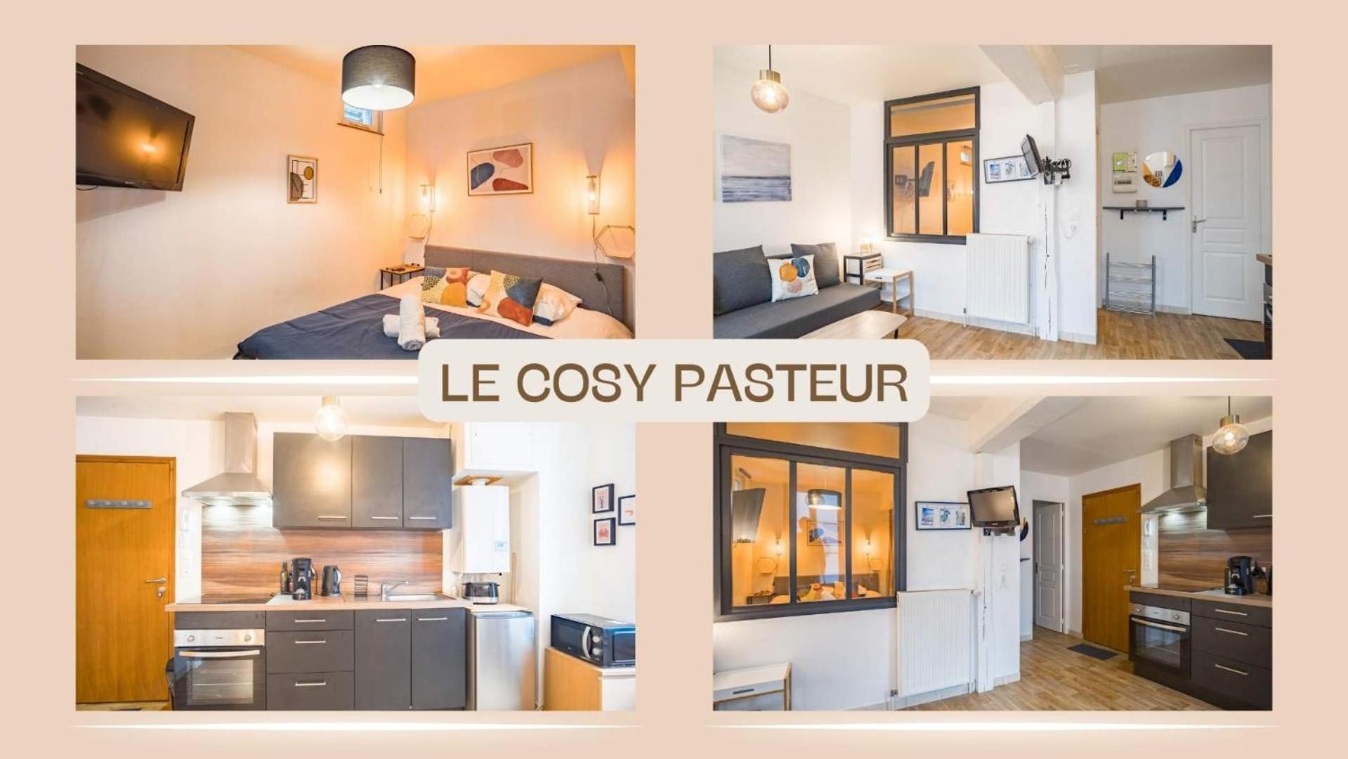 Le Cosy Pasteur 5 Min Hypercentre Parking Public Gratuit A Proximite Appartement Troyes Buitenkant foto